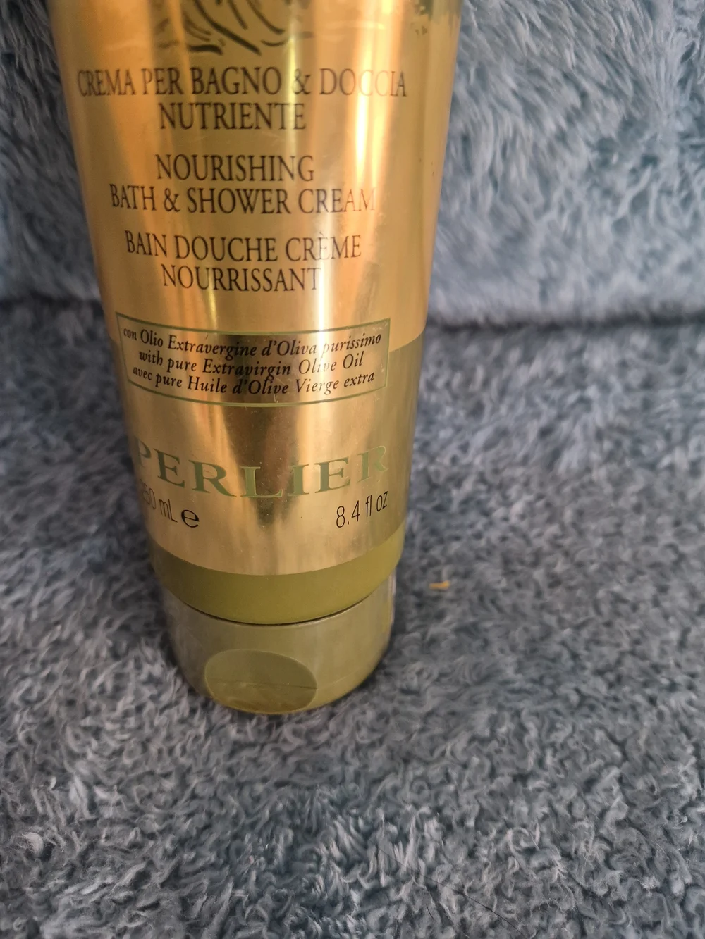 Olive Argan Nourishing Bath & Shower Cream - Gold/Green
